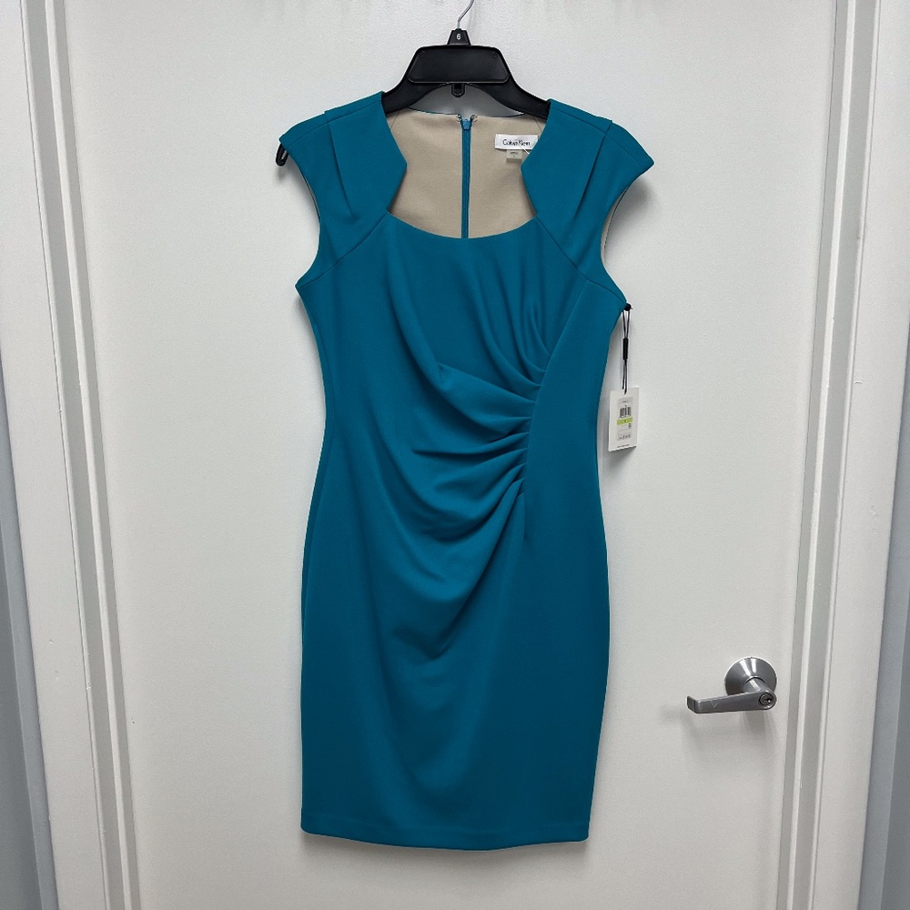 Turquoise Calvin Klein Dress